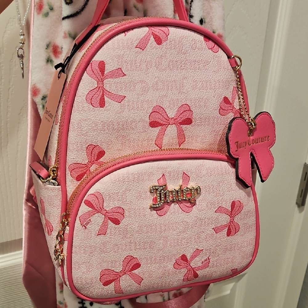 Juicy Couture Bow Pink Backpack